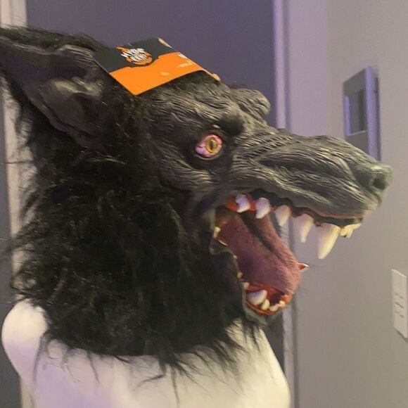 Kids Wolf Mask One Size NWT - Picture 3 of 6